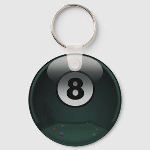 8-Ball Nyckelring