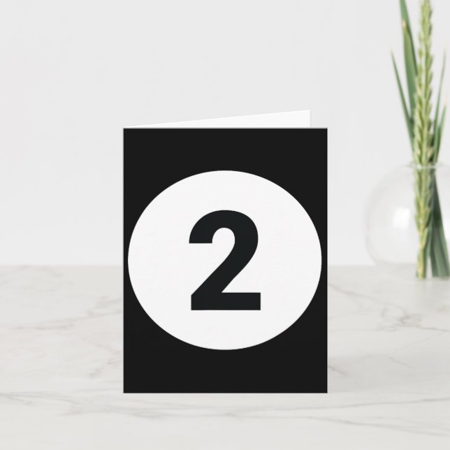 8 Bassäng Boll 2 miljardards Costume Halloween Gro Kort (Framsida)