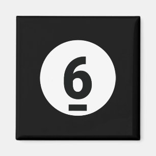 8 Bassäng Boll 6 miljardards Costume Halloween Gro Magnet