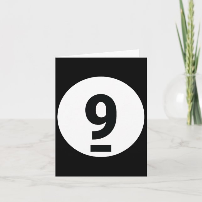 8 Bassäng Boll 9 miljarder euro, Halloween Group M Kort (Framsida)