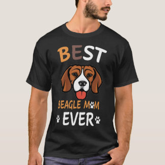 8 Bästa Beagle Mamma Någonsin T Shirt