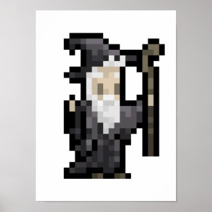 8-Bet affischen för konst för PIXELet för Poster