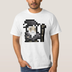 8-Bet för älvaPIXELet för trollkarlen 16x16 Tee Shirt