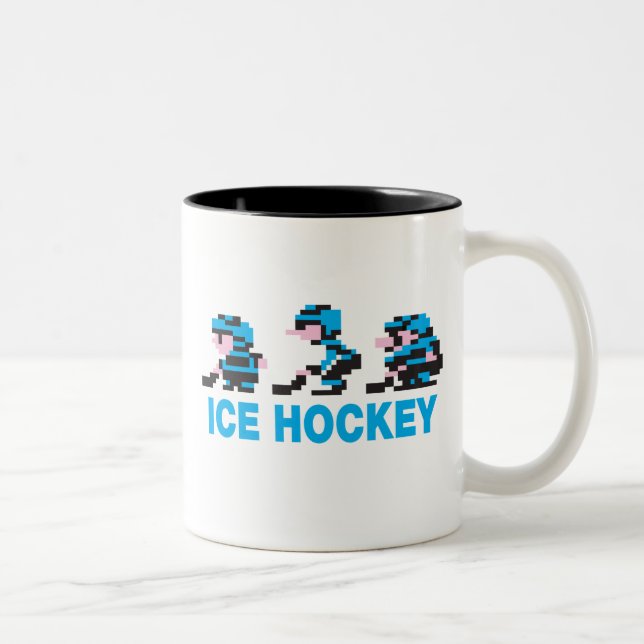 8-Bet hockeygrabbmuggen Två-Tonad Mugg (Höger)