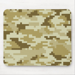 8 bet kamouflage/Camo för den PIXELDigital öknen Musmatta