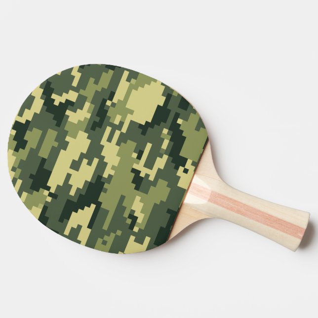 8 bet kamouflage/Camo för den PIXELDigital Pingisracket (Sidan)