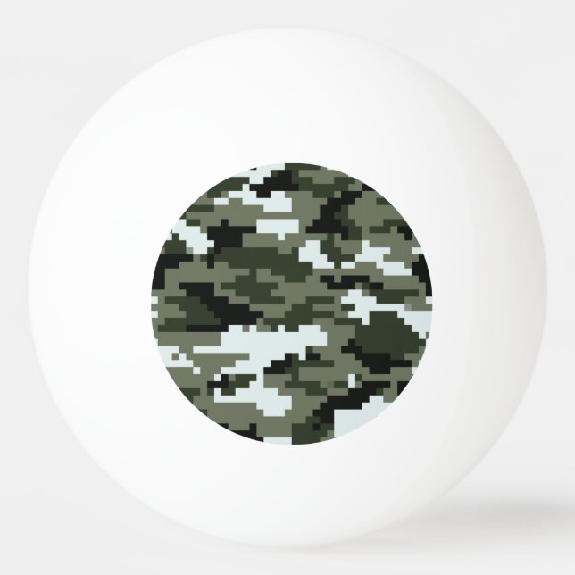 8 bet PIXELDigital stads- kamouflage/Camo Pingisboll (Framsidan)