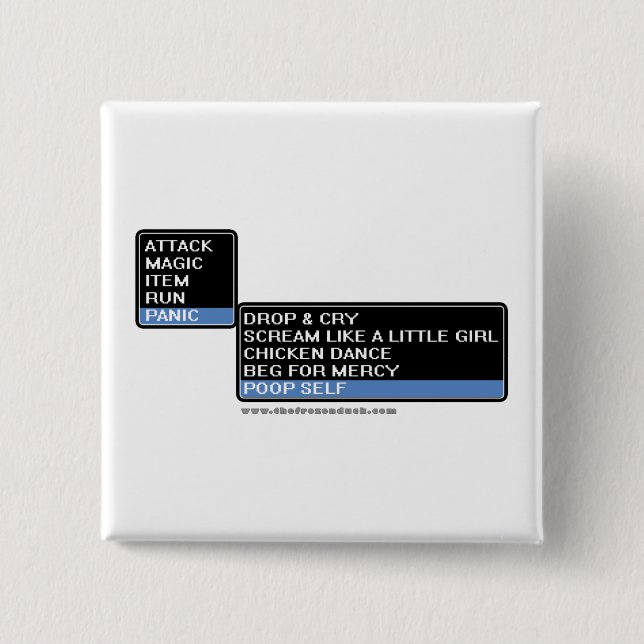 8 bet RPG-stridmenyn Knapp (Framsida)