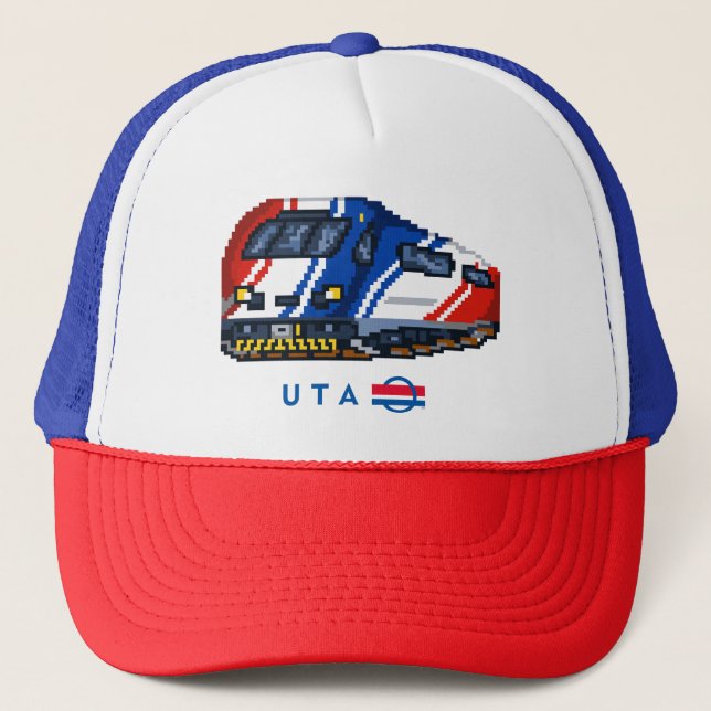 8-bit FrontRunner Trucker Hatt Keps (Framsida)