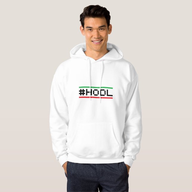 8-bit #HODL-diagram | Hoodie (Hel framsida)