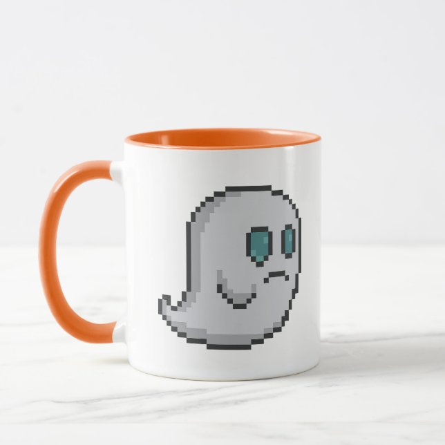 8-bit Retro Ghost Mugg (Vänster)