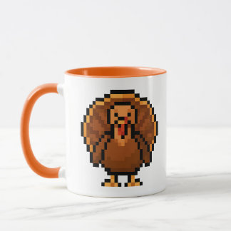 8-bit Retro Turkey Mugg