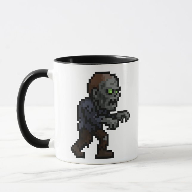 8-bit Retro Zombie Mugg (Vänster)