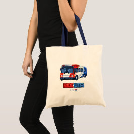 8-bit Ride UTA Bus Totebag Tygkasse
