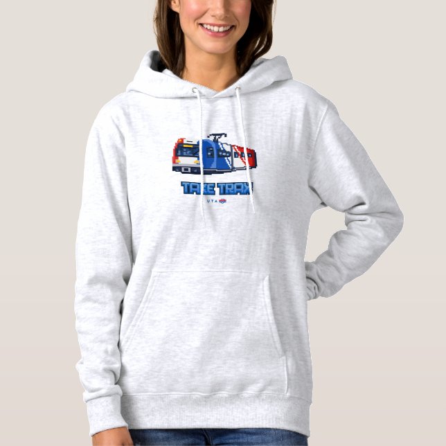 8-bit Take TRAX Hoodie T Shirt (Framsida)