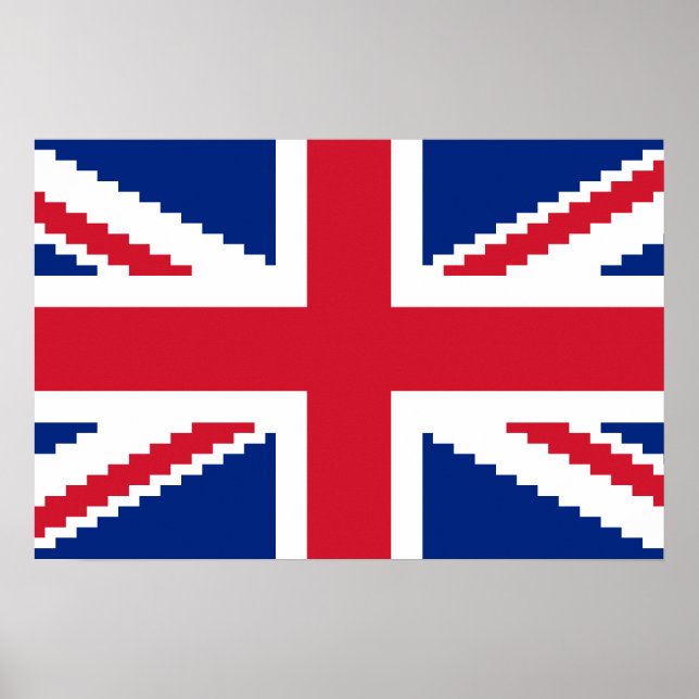 8 Bit Union Pixel Jack Poster (Framsidan)