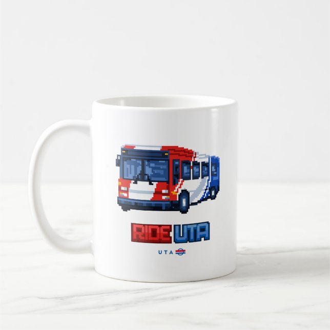 8-bit UTA Buss Mugg (Vänster)