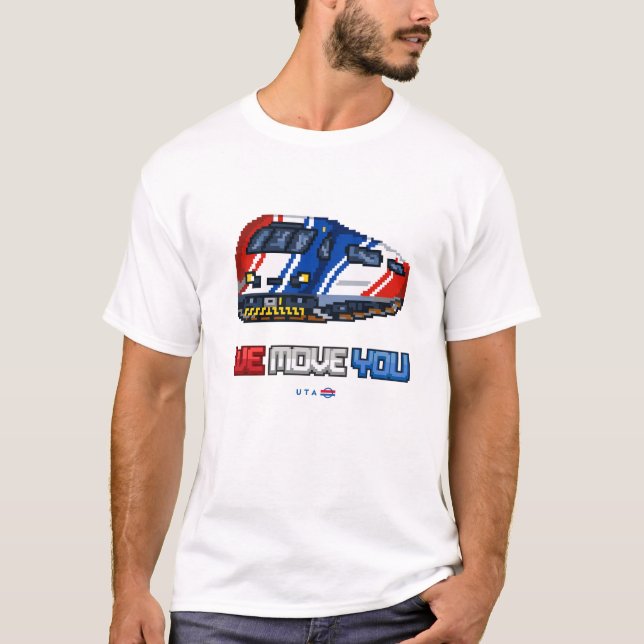 8-bit We Move You FrontRunner T-Shirt (Framsida)