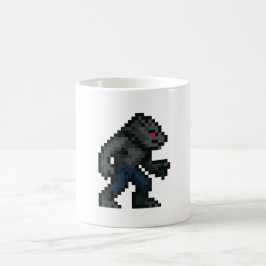 8-bit Werewolf Kaffemugg