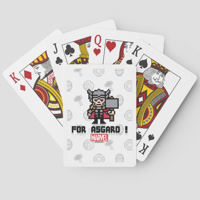 8 bitar - för Asgard! Spel Kort (Baksidan)