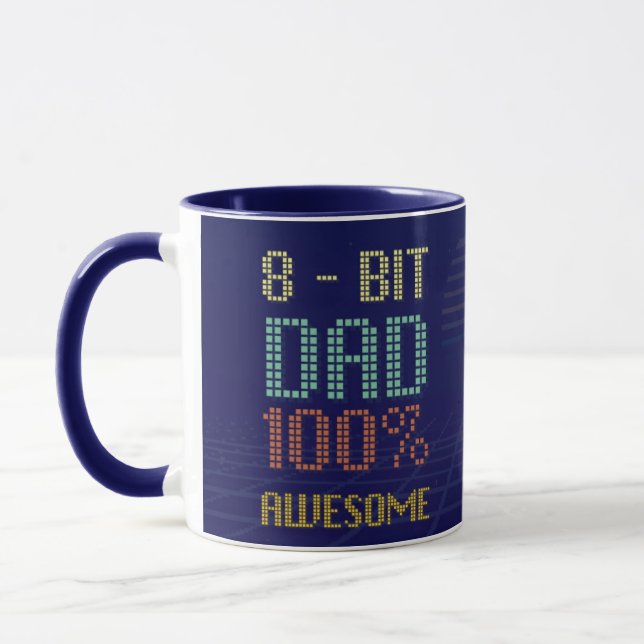 8 bitar PAPPA 100 Fantastisk Mugg (Vänster)