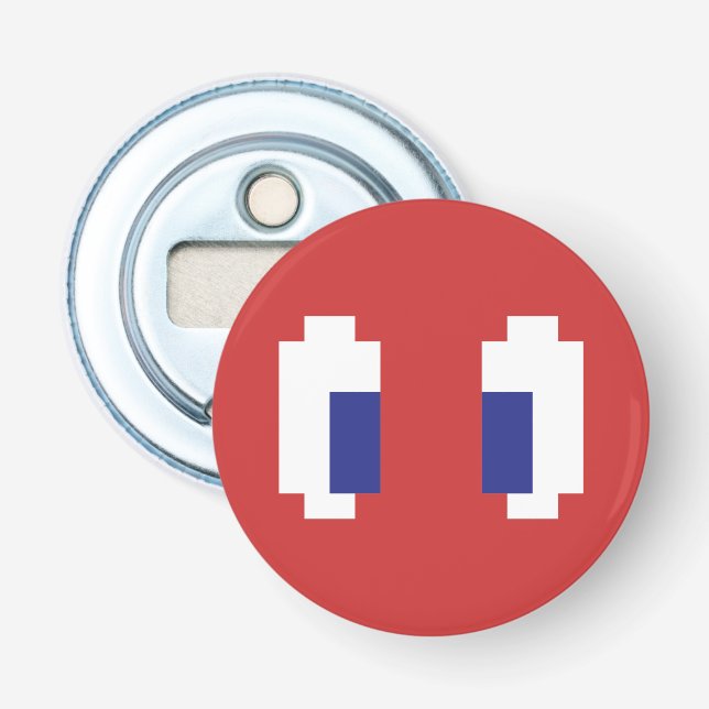 8 bitar Pixel Manga Öga Flasköppnare (Framsidan)