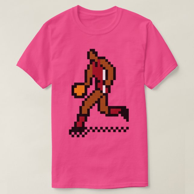 8-bitars Basketball Alabama TShirt T Shirt (Design framsida)