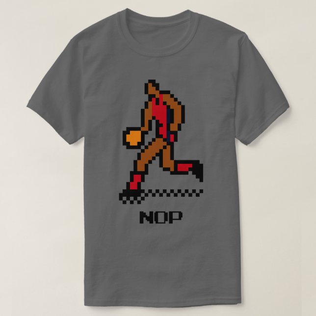 8-bitars Basketball New Orleans TShirt T Shirt (Design framsida)