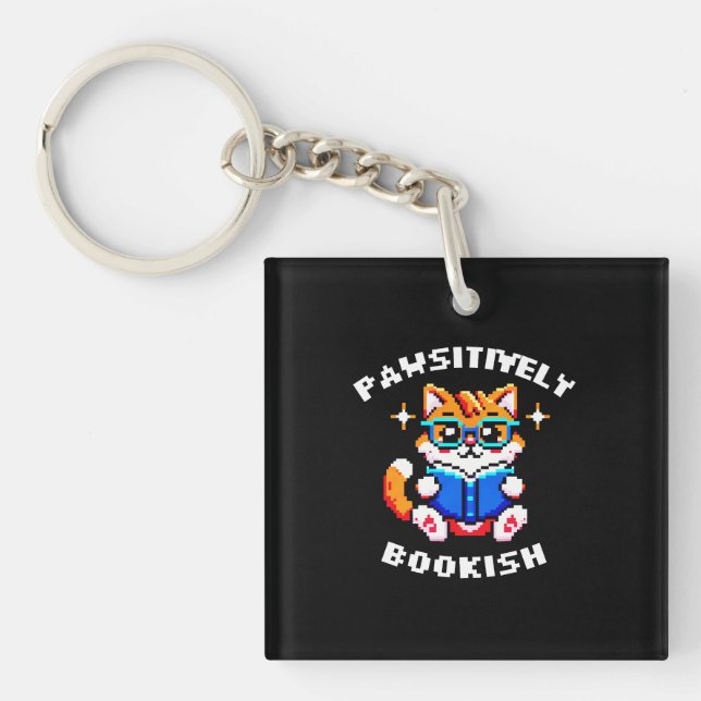 8-bitars bookish Cat-etikett - Retro Gamer & läsni (Framsidan)