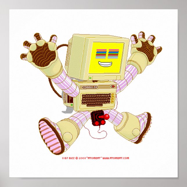 8-bitars Buzz v1.0-Poster Poster (Framsidan)