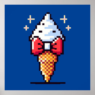 8-bitars Cellam Elegance: Dapper Dessert Design Poster