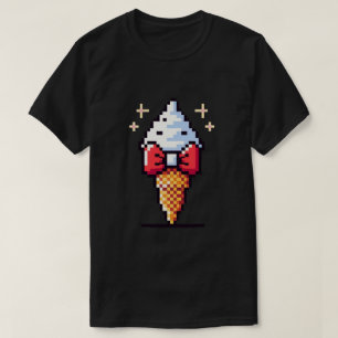 8-bitars Cellam Elegance: Dapper Dessert Design T Shirt