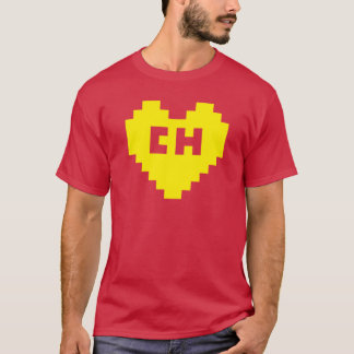8-bitars El Chapuln Heart T Shirt