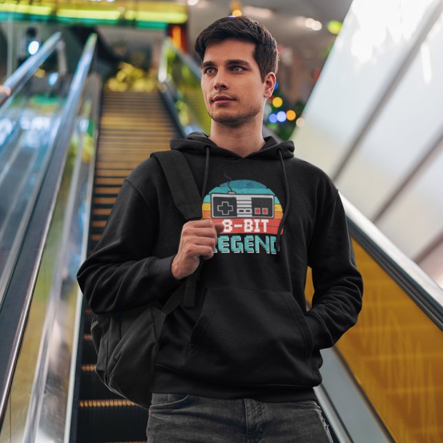 8-bitars förklaring - Retro Gamer Hoodie (Skapare uppladdad)