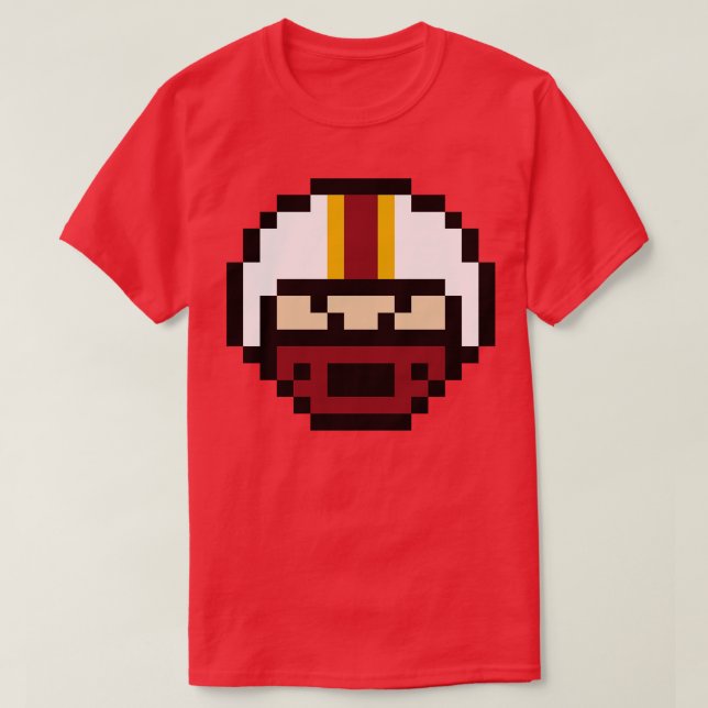 8-bitars Helmet Monroe TShirt T Shirt (Design framsida)