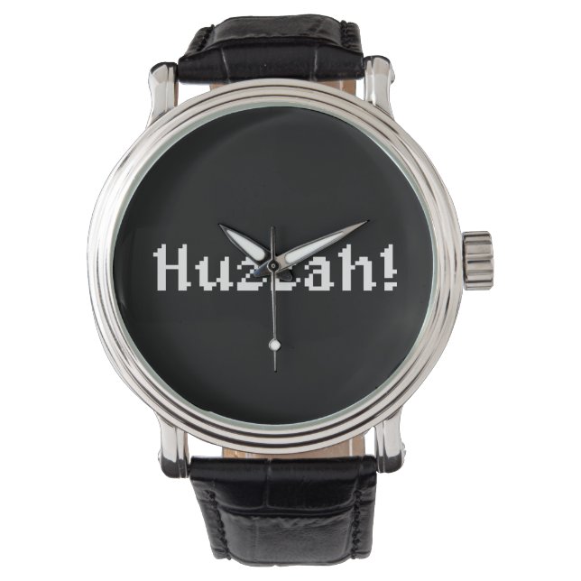8-bitars Huzzah! Armbandsur (Framsida)