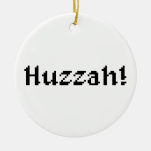8-bitars Huzzah! Julgransprydnad Keramik