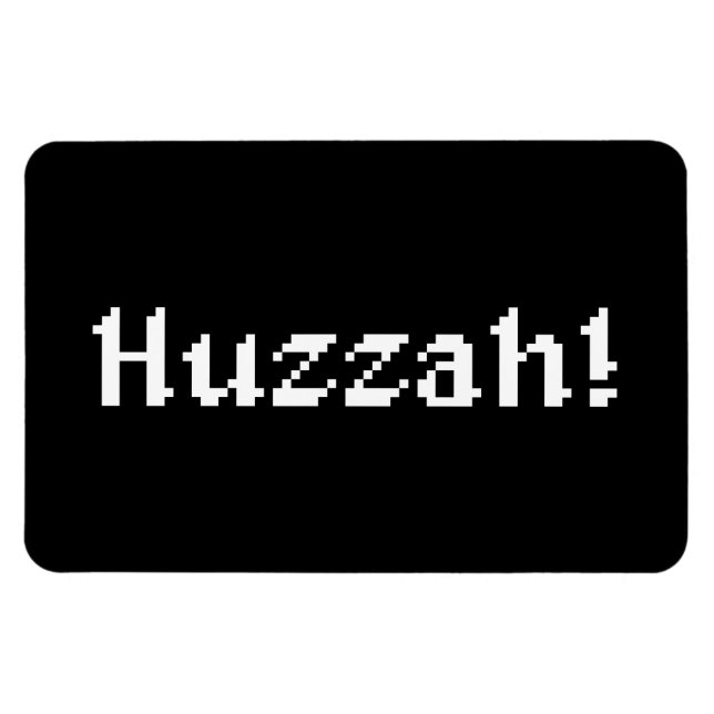 8-bitars Huzzah! Magnet (Horisontell)