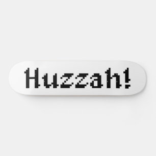 8-bitars Huzzah! Mini Skateboard Bräda 18,5 Cm