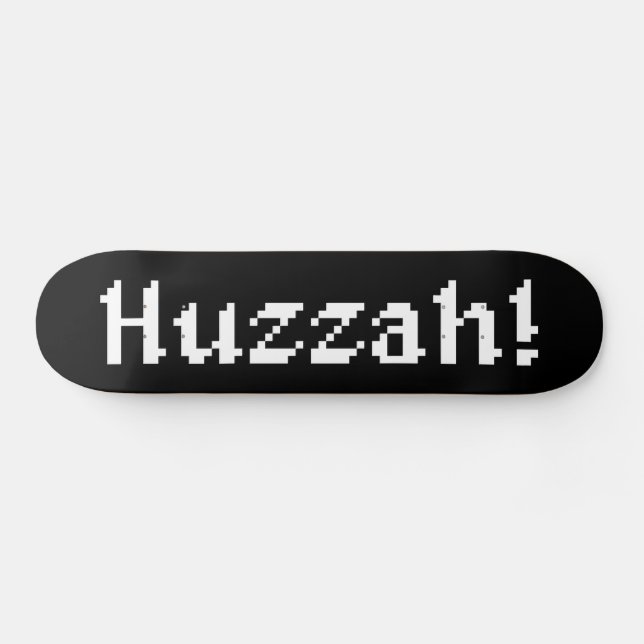 8-bitars Huzzah! Mini Skateboard Bräda 18,5 Cm (Horz)