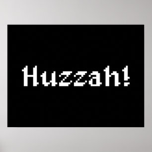 8-bitars Huzzah! Poster