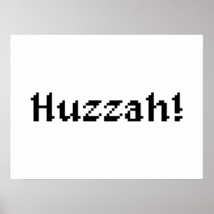 8-bitars Huzzah! Poster