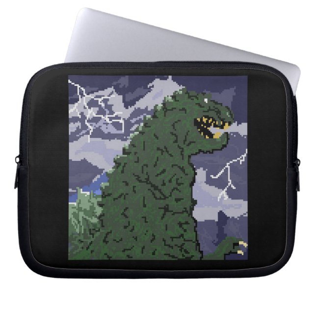 8-bitars Kaiju Electronics Bag Laptop Fodral (Framsidan)