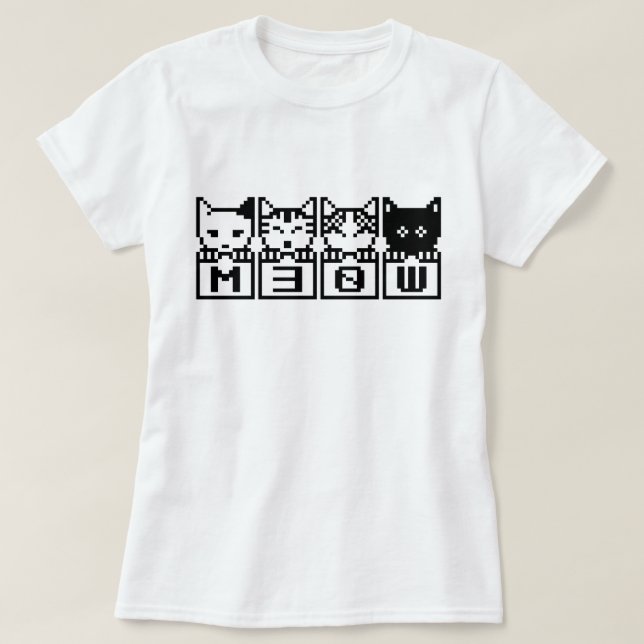8-BITARS KAT M30 W T SHIRT (Design framsida)