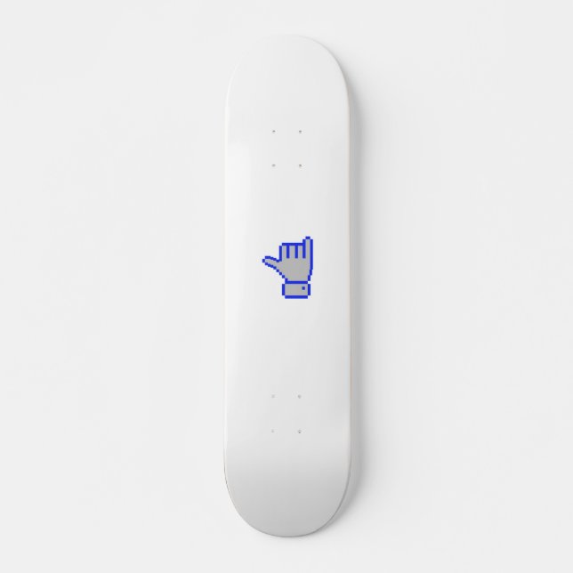 8-bitars kille mini skateboard bräda 18,5 cm (Framsida)