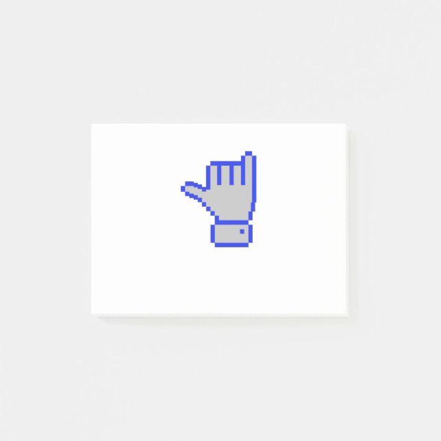 8-bitars kille post-it block (Framsida)