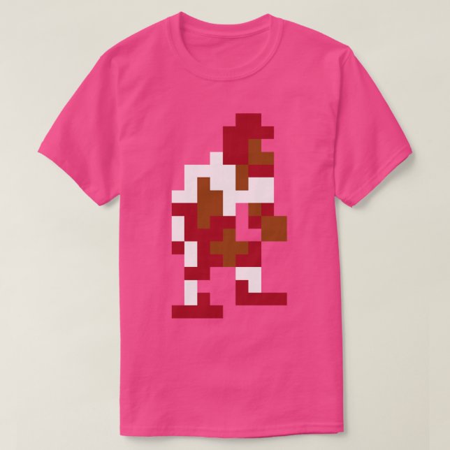 8-bitars Linebacker Alabama TShirt T Shirt (Design framsida)