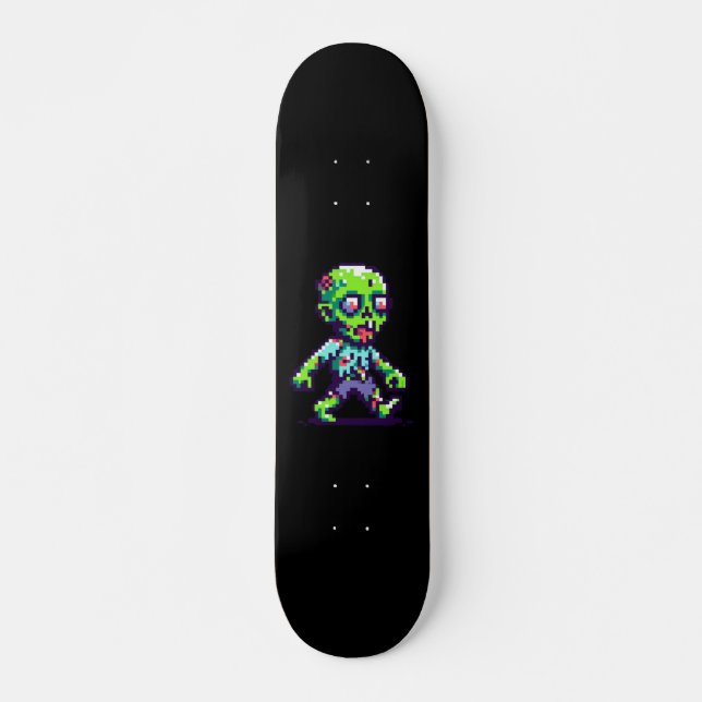8-bitars lusbie Halloween Mini Skateboard Bräda 18,5 Cm (Framsida)