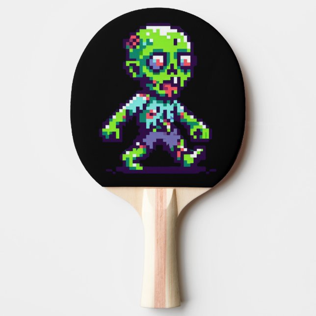 8-bitars lusbie Halloween Pingisracket (Framsidan)