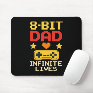 8-bitars Pappa med oändliga liv Musmatta